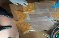 Sample dried papaya for refractance window drier machine